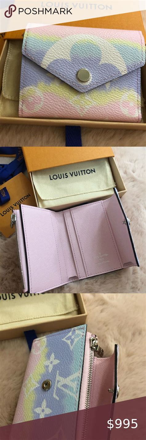 louis vuitton pastel wallet